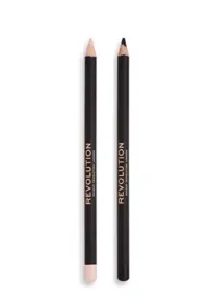 Revolution Kohl Eye Pencil - Black & Eye Pencil - Nude Combo