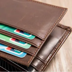 Genuine Leather Anti-Theft Wallet