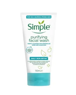 Simple Daily Detox Purifying Face Wash 150ml