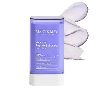 Mary & May Vegan Peptide Bakuchiol Sun Stick SPF50+ PA++++ 18g
