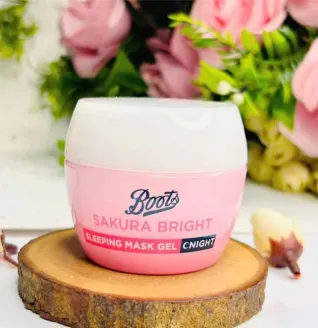 Boots Sakura Bright Sleeping Mask Gel Night (50ml)