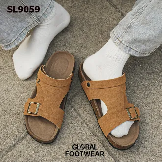 Summer men's wear resistant beach slippers