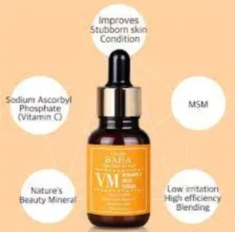 Cos De BAHA Vitamin C Facial Serum with MSM 30ml (VM)