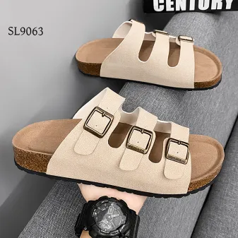 Summer slide platform slippers