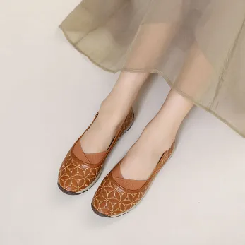 EMBROIDERED RETRO HANFU EMBROIDERED SOFT SOLE CASUAL SHOES GB-A153