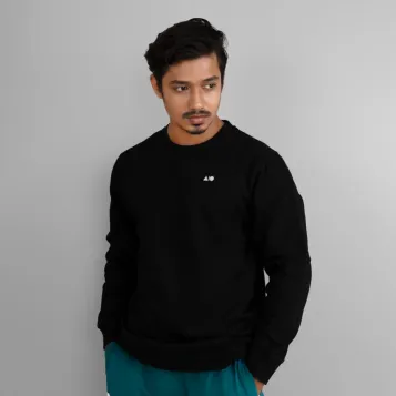 Sweatshirt -Jet Black
