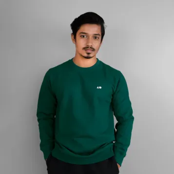 Sweatshirt -Teal Green