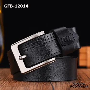 Genuine leather Men's universal retro woven belt