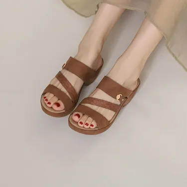 WEDGE HEEL OUTDOOR SANDAL GB-9002