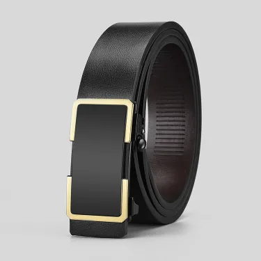 Genuine Leather Toothless Belt