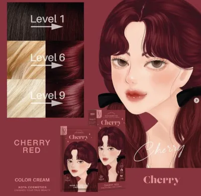 Kota Cosmetics Cherry Hair Color - Cherry Red	