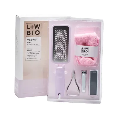 Luxe + Willow Velvet 5-In-1 Foot Care Set