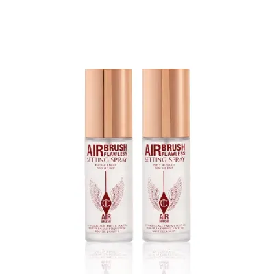 Charlotte Tilbury Mini Airbrush Flawless Setting Spray Duo (34ml*2)