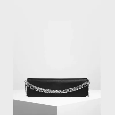 Charles&Keith Chunky Chain Handle Bar Clutch