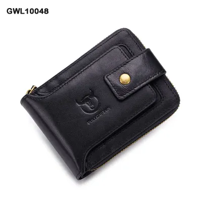 Genuine Leather Zipper Wallet