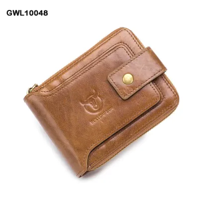 Genuine Leather Zipper Wallet