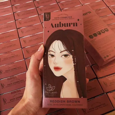 Kota Cosmetics Color Cream Auburn Hair Color Reddish Brown 150ml	