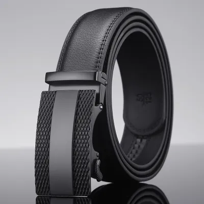 Double Leather Automatic Buckle Belt