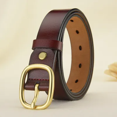 Korean Genuine Leather Belt