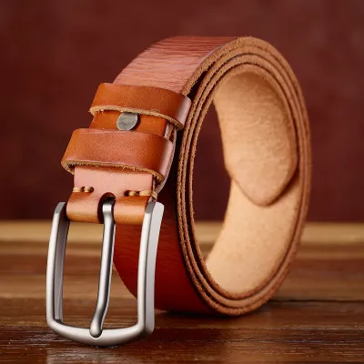 Handmade Top Layer Cowhide Belt