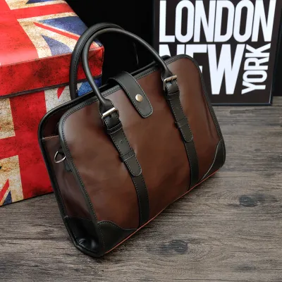 Leather Office Handbag 