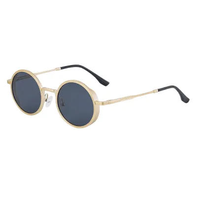 Men's Round Frame Sunglasses 