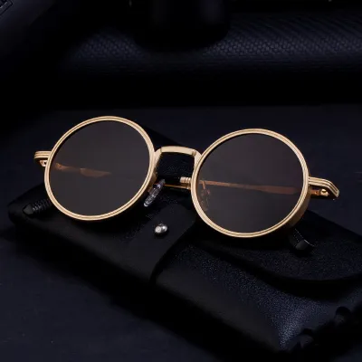 Men's Round Frame Sunglasses 