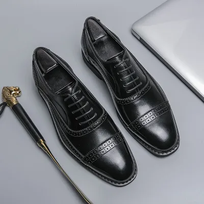 British Style Formal Oxford Men's Shoes