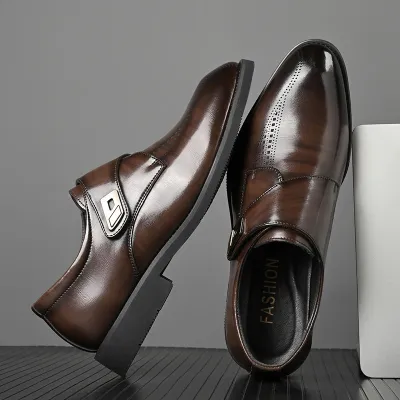 Casual Formal Men's Slip-On Leather Shoes