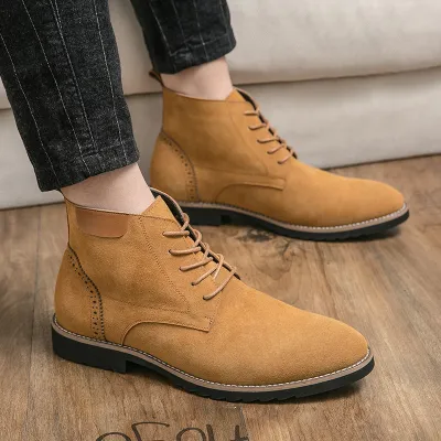 Boots Pointed Chelsea Retro Ankle Boots