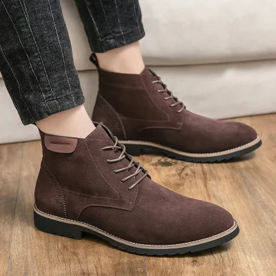 Boots Pointed Chelsea Retro Ankle Boots