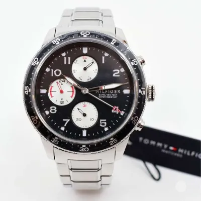 Tommy Hilfiger Jimmy Chronograph Black Dial Men's Watch Watch
