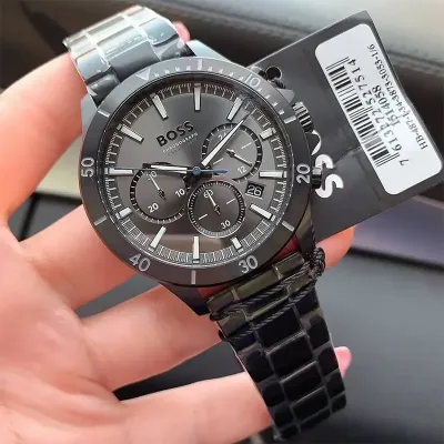 Hugo Boss Troper Chronograph Black Dial Men's Watch