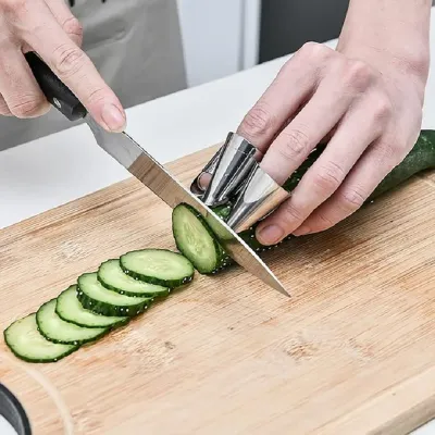  Stainless Steel Finger Guard Protector (4 Pc)