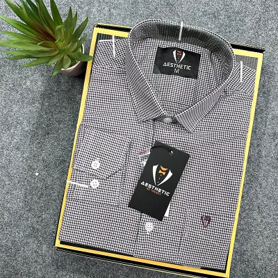 Men’s Tailored Full Sleeve Check Shirt(ELITE)