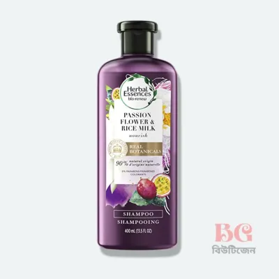 Herbal Essences Nourish Passion Flower & Rice Milk Shampoo 400ml