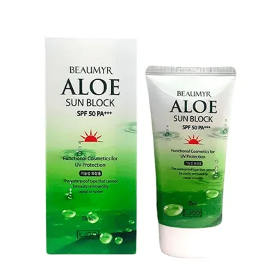 Beaumyr Aloe Sunblock SPF 50 PA +++ 70ml