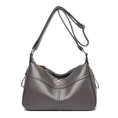 Soft Leather Shoulder Crossbody Bag HB45295