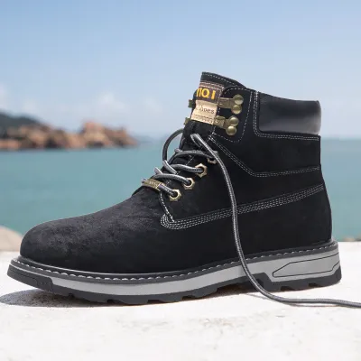 BRITISH STYLE HIGH TOP BOOTS