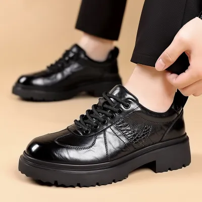 MICROFIBER LEATHER BRITISH MARTIN BOOTS