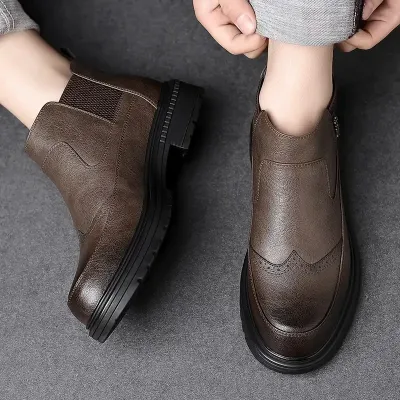 HIGH TOP BRITISH LEATHER SHOES