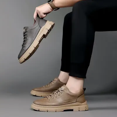  VERSATILE MEN'S CASUAL LEATHER SHOES