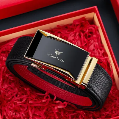 MEN'S TOP LAYER LEATHER BELT 