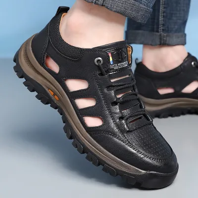 MEN'S CASUAL BREATHABLE HOLE SHOES 
