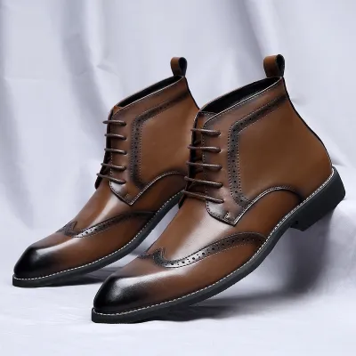 MEN'S BRITISH LEATHER SHOES
