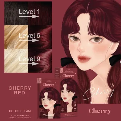 Kota Cosmetics Hair Color Cream – Cherry