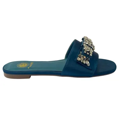 VIOLA SATIN FLAT-TEAL