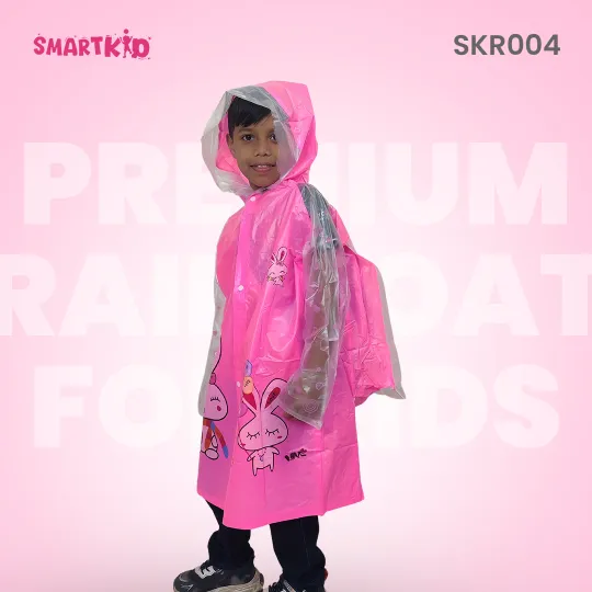 Pink Cat Raincoat