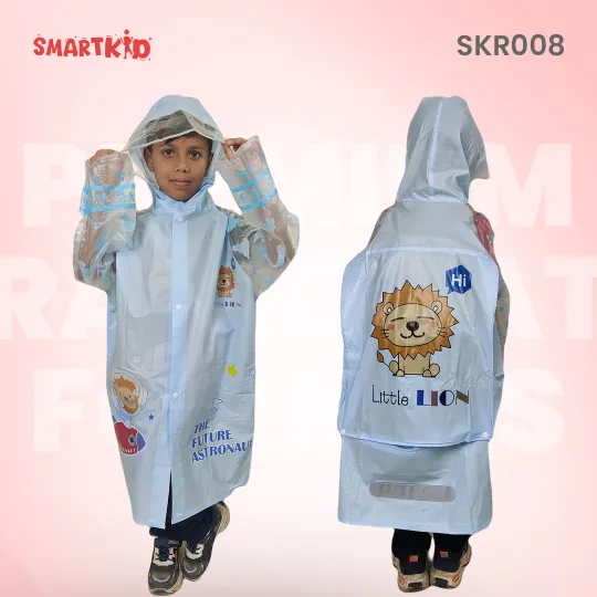 Blue Lion Raincoat for Kids