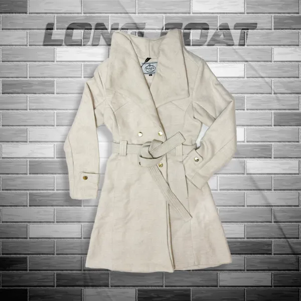 Woman Long Coat- Off White